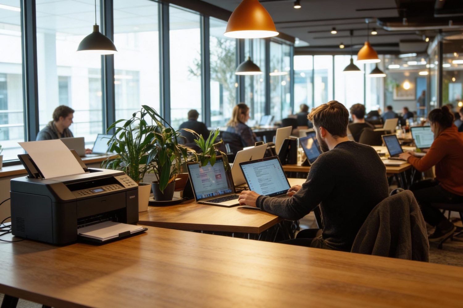 Locação de impressoras para coworkings em Brasília